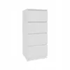 Kommode AVEN 97x40x40cm weiß, 4 grifflose Schubladen mit Produktbild-Vorschau 3
