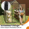 UISEBRT Premium Serre en aluminium 340x180x195cm, 6.125m² Voir les images du produit 3