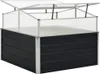DELUKE® Garten Gewächshaus klein LINA anthrazit | Stahl | Produktbild-Vorschau 2