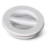 A white, circular cap with a horizontal bar across the center, shown from a slightly elevated angle against a white background. Produktbild-Vorschau