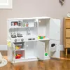 A white toy kitchen set with various accessories. Anteprima dell’immagine prodotto