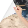 Muralo Vlies Fototapete FLUGZEUG Mond Sterne Wolken Nacht Produktbild-Vorschau 2