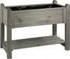 Hochbeet Premium aus Kiefernholz, Vintage-Grau, 114x60x84,4 Produktbild-Vorschau 1