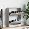 vidaXL Szafka na buty betonowa szara 59x17x81 cm materiał Podgląd zdjęcia produktu 2