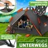 ELONEO Wurfzelt Pop Up Zelt wasserdicht Campingzelt Produktbild-Vorschau 5