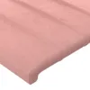vidaXL LED Kopfteil Rosa 80x5x78/88 cm Samt Produktbild-Vorschau 5