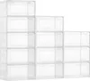 A set of clear, stackable storage boxes arranged in a tiered formation against a white background. Náhľad obrázku produktu