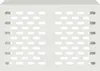 vidaXL Coperchio per aria condizionata bianco 90 x 40 x 60 Anteprima dell’immagine prodotto 5