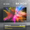 deleyCON 8K HDMI 2.1 Kabel 2m gewinkelt (270° Grad Winkel) Produktbild-Vorschau 6