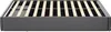 A bed frame with wooden slats. Produktbild-Vorschau