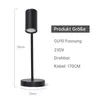 ZMH Nachttischlampe Schwarz Tischleuchte Wohnzimmer - Produktbild-Vorschau 5