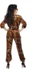 80's Trainingspak Kamping Kitsch Luipaard Damen 38 Produktbild-Vorschau 3