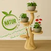 Blumenständer mit 4 Ablagen Blumenpodest Pflanzenständer Produktbild-Vorschau 4