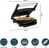 Duży elektryczny grill kontaktowy Opiekacz do kanapek Podgląd zdjęcia produktu 6