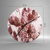 Wanduhr - Rund - Glasuhr - Getrocknet Blume Eco - 40x40cm - Produktbild-Vorschau 3