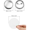 Button Rohlinge 58mm 100 Stück, Metall Weißblech mit Produktbild-Vorschau 2