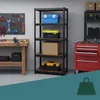Relaxdays Schwerlastregal, HBT 180x60x30 cm, 500 kg, 5 Produktbild-Vorschau 2