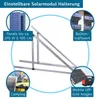 TTL HOME Solarmodul Halterung Alu 104cm 2er Set Produktbild-Vorschau 2