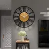 Horloge murale 3D en métal, style vintage romain, pour Voir les images du produit 3