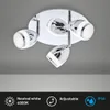 LED Deckenleuchte Badleuchte dreh- & schwenkbar Ø22cm 12W Produktbild-Vorschau 2