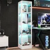 Vetrina LED bianca, collezione, realizzata in vetro Anteprima dell’immagine prodotto 6