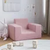 vidaXL Kindersofa Rosa Weich Plüsch Produktbild-Vorschau 1