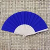 Fächer - Wedel - faltbarer Fächer - Handfächer - blau Produktbild-Vorschau 3