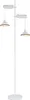 A white floor lamp with two adjustable lights. Náhled obrázku produktu
