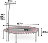 Fitnesstrampolin mit Haltegriff 127 cm Neo-Sport - Produktbild-Vorschau 7