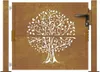 Vidaxl Gate 105x105 cm Baumdesign Acier corten Voir les images du produit 4