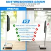5Rcom TV-Ständer mit Rollen und Holzablage Geeignet für Produktbild-Vorschau 5