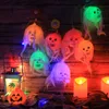 2.5m Halloween Schädel Lichterkette LED Batteriebetrieben Produktbild-Vorschau 3
