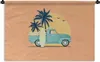 MuchoWow® Wandteppich Wandbehang Bus - Vogel - Palme - Produktbild-Vorschau 1
