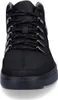 A close-up front view of a black Timberland hiking boot. Produktbild-Vorschau