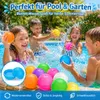 12 wiederverwendbare  magnetische Wasserbälle in bunten Produktbild-Vorschau 6