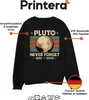 Pluto Never Forget 1930 2006 Vintage Retro Space Astronomy Náhled obrázku produktu 4