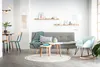Miliboo - Schlafsofa skandinavisch 3 Plätze Lagunenblau Produktbild-Vorschau 2