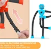 Teleskop Roboter Fidget Toys Mit Saugnapf, 4Stück Anti Produktbild-Vorschau 4