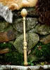 LARP Goldener Melonen-Hammer, Polsterwaffe, 45 cm „Huoyan“ Produktbild-Vorschau 2