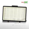 A vacuum cleaner filter is shown on a white background with a shadow. Produktbild-Vorschau