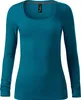 Elegantes Damen-Langarmshirt mit tiefem Ausschnitt, 95% Produktbild-Vorschau 4