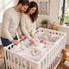 LuMali Bettschlange Baby Hellrosa 210x18x12 cm , Produktbild-Vorschau 7