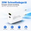 20W USB-C GaN Ladegerät mit 1m USB-C Ladekabel (20W) - Produktbild-Vorschau 2