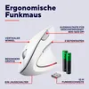 Trust Verto, rechts, Optisch, RF Wireless, 1600 DPI, Weiß Produktbild-Vorschau 13