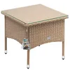 CASARIA® Tavolino da Giardino Esterno in Polyrattan Anteprima dell’immagine prodotto 1