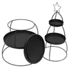XXL Etagere "Tannenbaum" aus Metall, schwarz, Ø 56 x 132 Produktbild-Vorschau 5