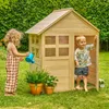 Kinderspielhaus BOUTON D'OR COTTAGE Braun Produktbild-Vorschau 2
