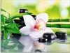 ARTland Glasbild Spa Steine Bambus Zweige Orchidee Größe: Produktbild-Vorschau 1