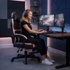 Kawaii gaming stoel, met voetsteun, dubbele lendensteun, Productafbeelding-voorbeeld 11