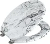 A toilet seat with a marble pattern. Podgląd zdjęcia produktu